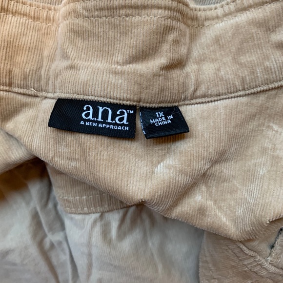 Ana Button up Tan Jacket Size 1X - Picture 7 of 8